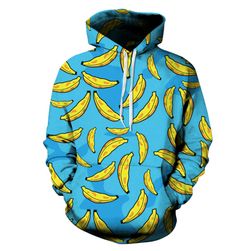 Unisex majica s kapuljačom s bananama