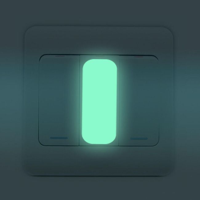 Orientační svítící samolepka na vypínač - 10 kusů 1