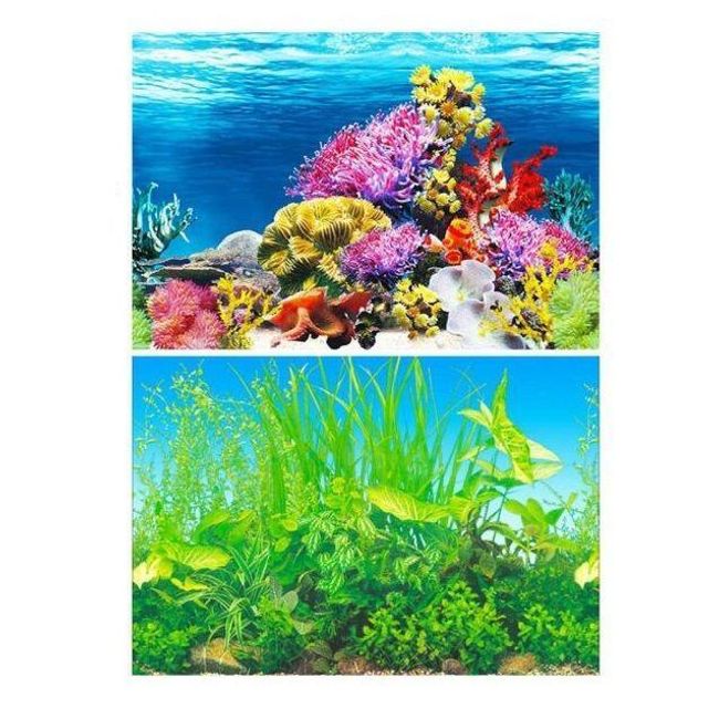 Double-sided wallpaper for the aquarium MI412 1