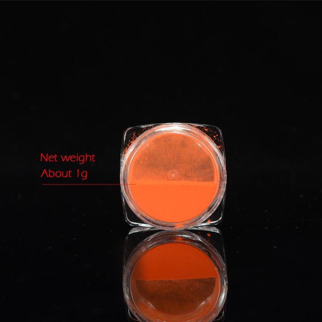 Fluorescencyjny puder do paznokci - 13 wariantów 1
