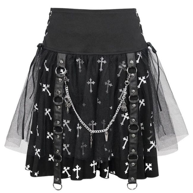 Dámska sukňa Sweet Pademonium - Devil Fashion, veľkosti XS - XXL: ZO_166636-M 1