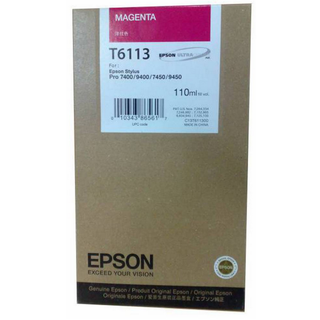 C13T611300 / T6113 Inkoustová náplň purpurová ZO_98-1E11520 1