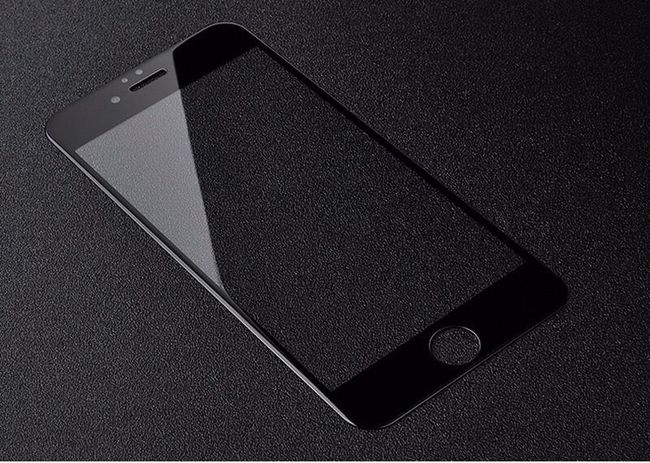 Szkło hartowane do iPhone'a 6, 6S, 6 plus - kolor czarno-biały  1