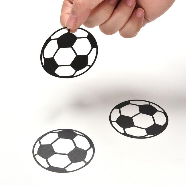 Set samolepek na zeď - fotbalové míče 1