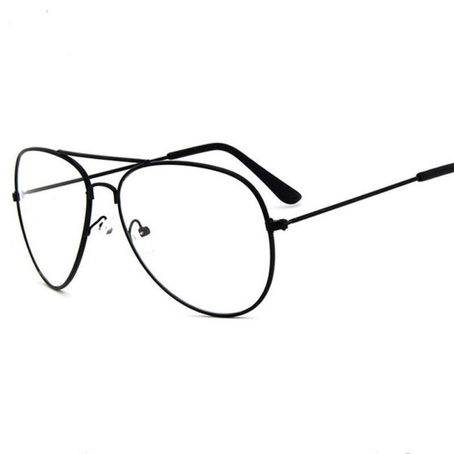 Klasyczne okulary z przezroczystymi szkłami 1