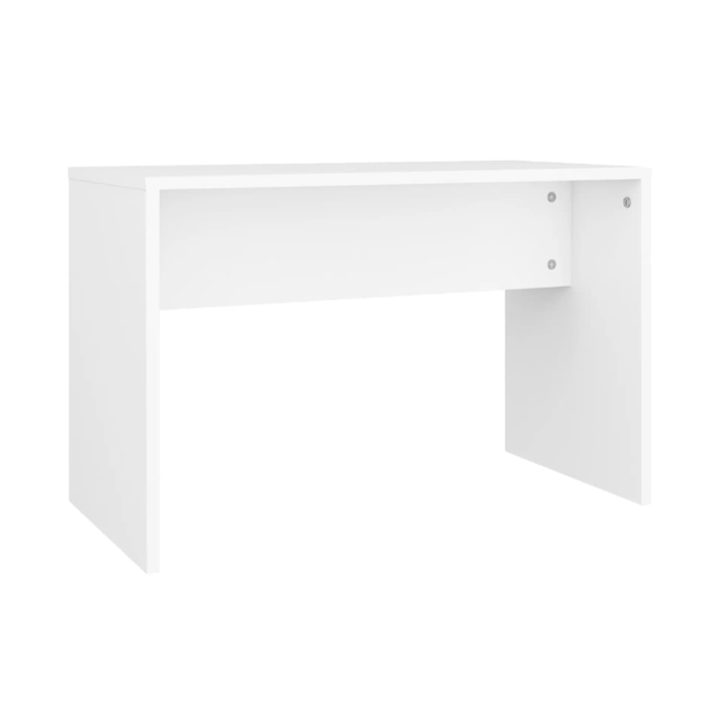 Öltözőasztal szék fehér 70x35x45 cm kompozit fa ZO_802813-A 1