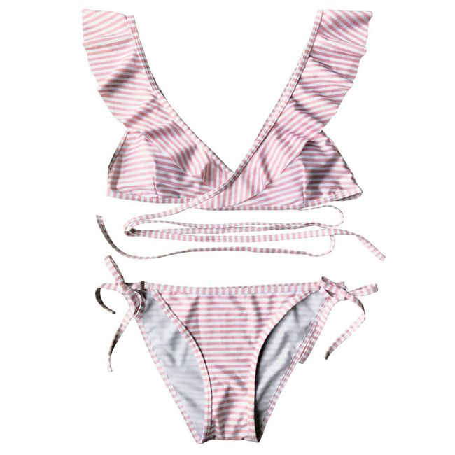 Elegantní pruhované bikiny 1