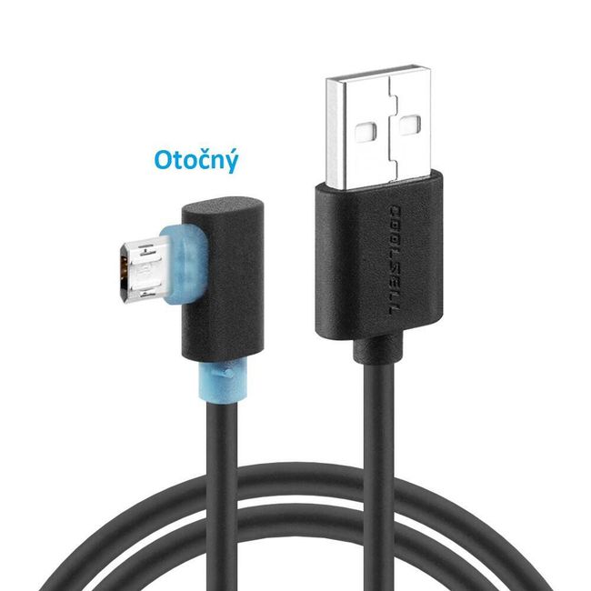 Cablu micro USB cu conector practic rotativ 1