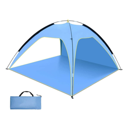 Šator za plažu sa zaštitom od sunca, srebrni ZO_239581