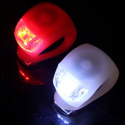 Silikonové přední LED osvětlení na kolo