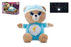 Teddy bear spalna vreča modra plush 32cm battery with light and sound RM_00514004