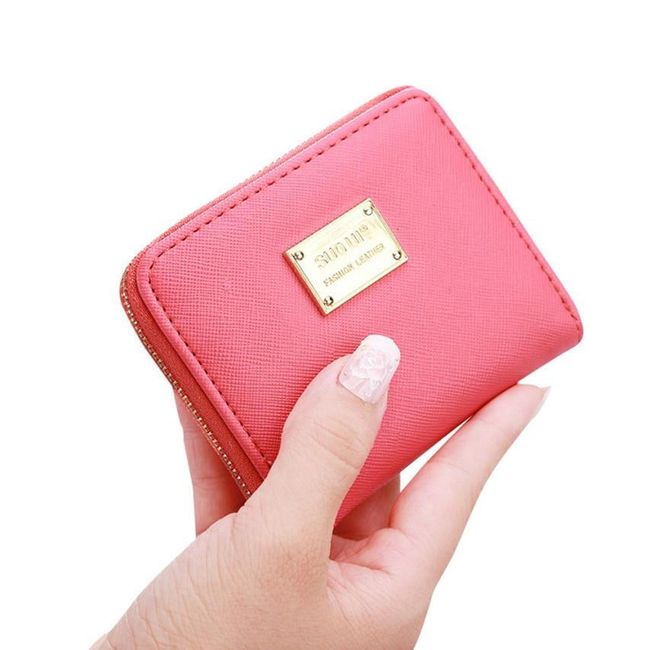 Malá dámska peňaženka z umelej kože - rôzne farby 1