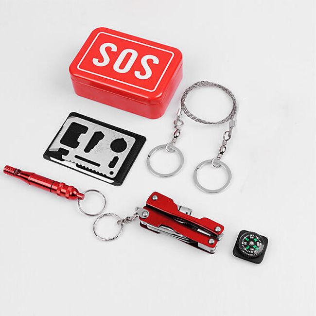 SOS box do přírody s multifunkčním nouzovým vybavením 1