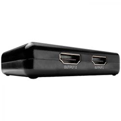 2 porty HDMI hub 3840 x 2160px czarny ZO_246259