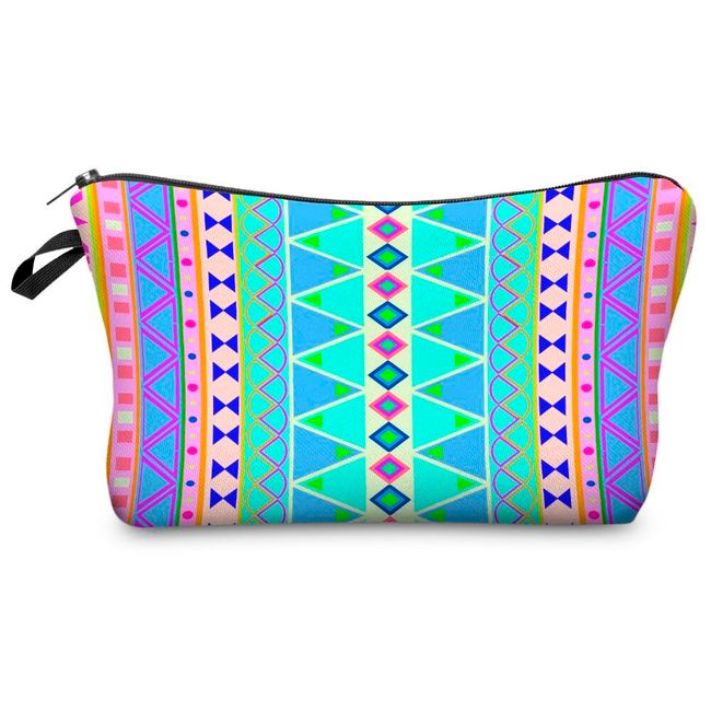 Kozmetična torbica v azteških vzorcih - 6 različic 1