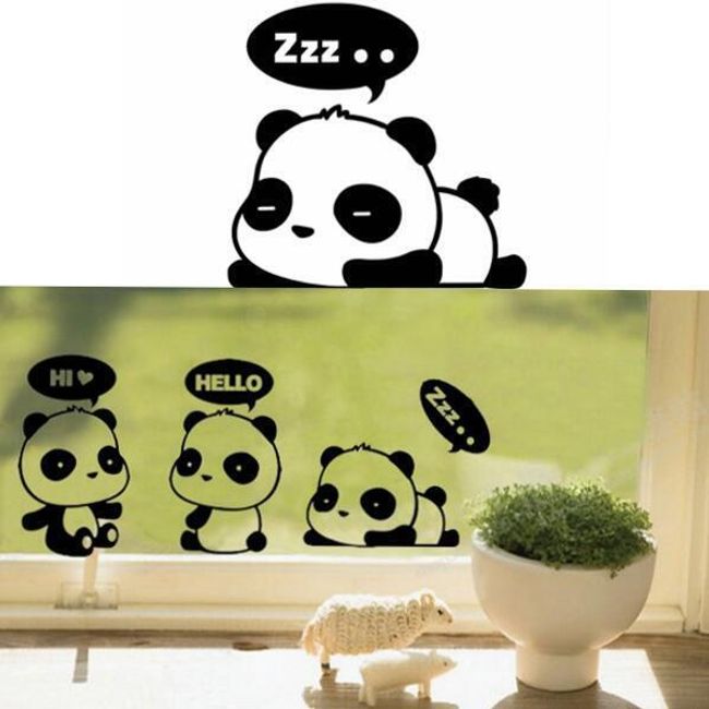 Autocolant 3D pentru perete - Panda 1