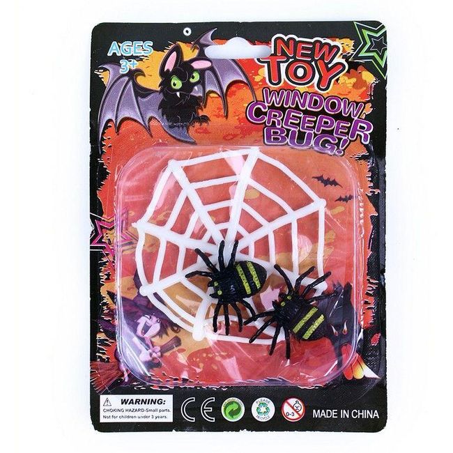 Pajkova mreža s pajki-dekoracija za noč čarovnic RZ_185760 1