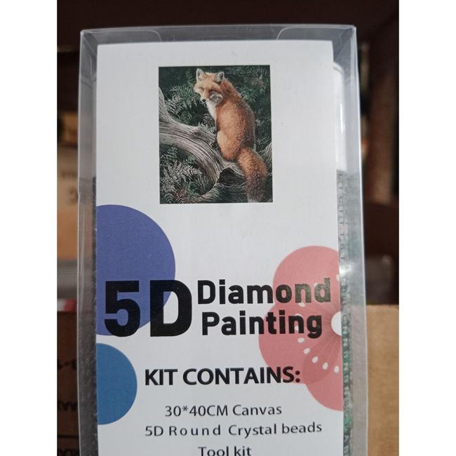 Kit de pictură cu diamant 5D - Fox ZO_273884 1