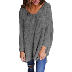 Свободен дамски пуловер - 6 цвята