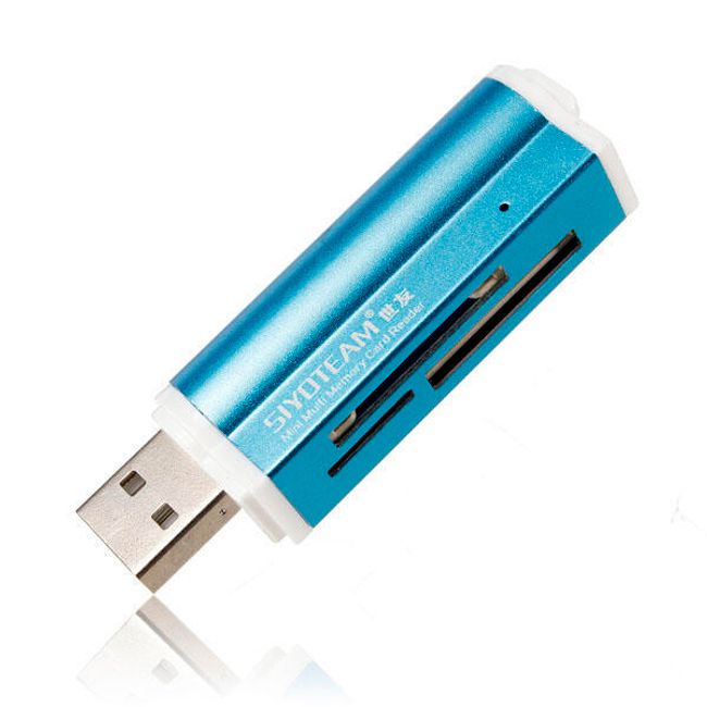 Univerzális USB memóriakártya-olvasó - 4 szín 1