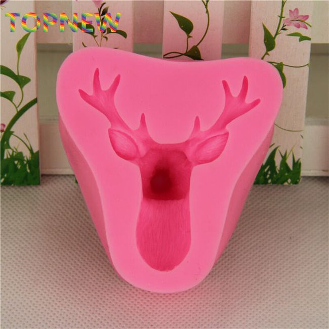 3D formička - jelení hlava 1