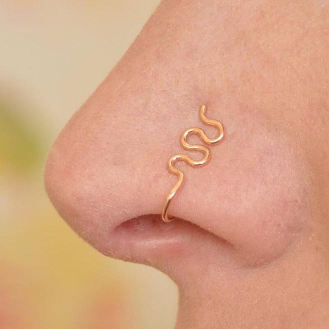 Fałszywy piercing do nosa Jessie 1