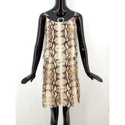 Sukienka damska z wężowym wzorem Gibson, rozmiary XS - XXL: ZO_85119-XS