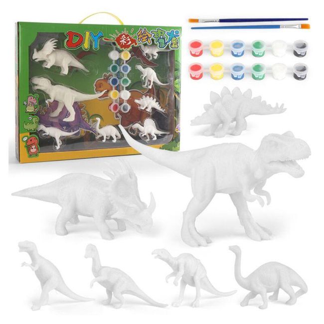 Set de modele de dinozauri DIY pentru colorat Malacus 1
