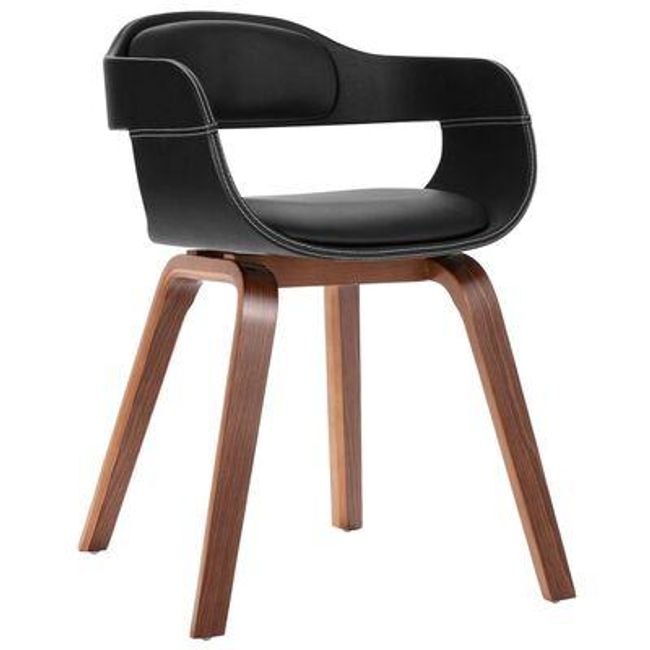 Jedálenské stoličky z ohýbaného dreva a umelej kože ZO_241684-A 1