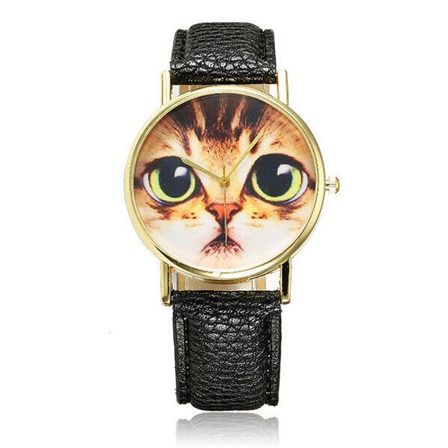 Analogové hodinky s kočičkou 1