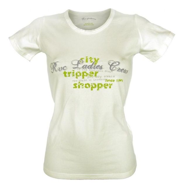 Tricou de damă cu inscripție - alb, Mărimi XS - XXL: ZO_168747-XL 1