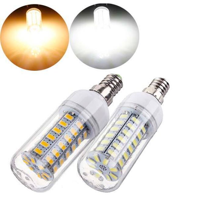 6 W LED žárovka s 56 LED diodami - 2 barvy světla (patice E14) 1