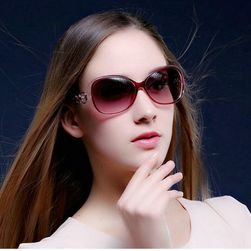 Damskie okulary przeciwsłoneczne - retro