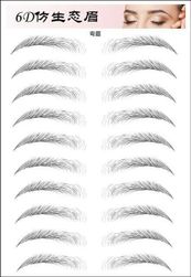 Temporary eyebrow tattoo Kayla