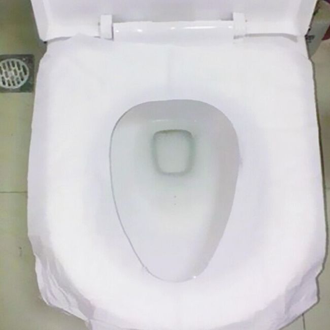 Cestovní jednorázové wc sedátko - 10 kusů 1