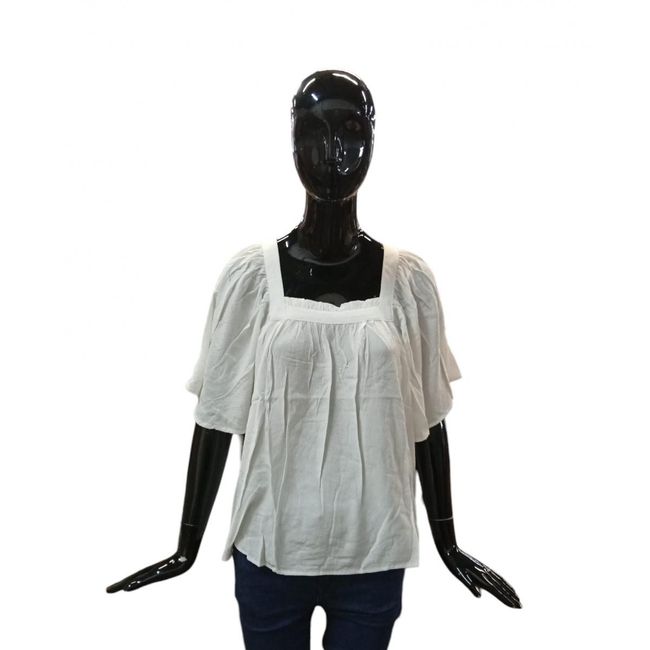 Дамска риза трико - бяла Camaieu, размери XS - XXL: ZO_261180-L 1