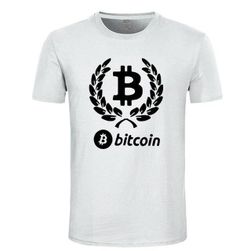 Moška majica z motivom Bitcoin