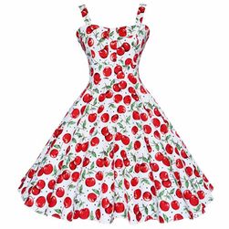 Lady's dress Cherry