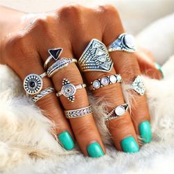 Set boemskih prstenova - 2 boje