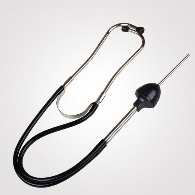 Stetoskop pre autodiagnostiku v čiernej farbe 1