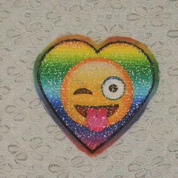 Nášivka emoji smajlík