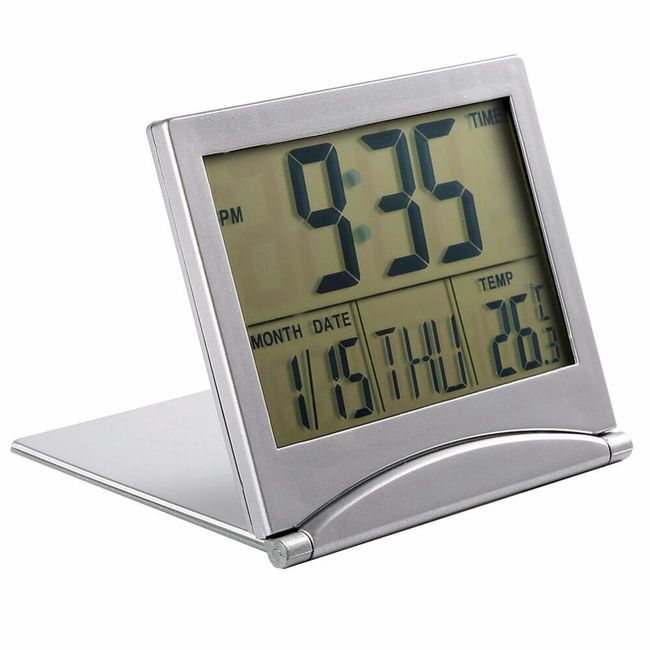 Ceas cu alarmă digital LCD cu ecran mare 1