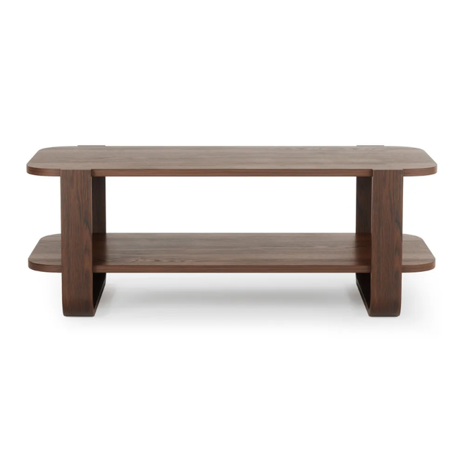 Hnědý konferenční stolek z eukalyptového dřeva 55x109 cm Bellwood – ZO_268871 1
