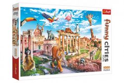 Puzzle Śmieszne Miasta - Dziki Rzym 1000 elementów RM_89010600