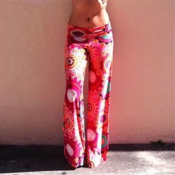 Pantaloni cu ornamente florale