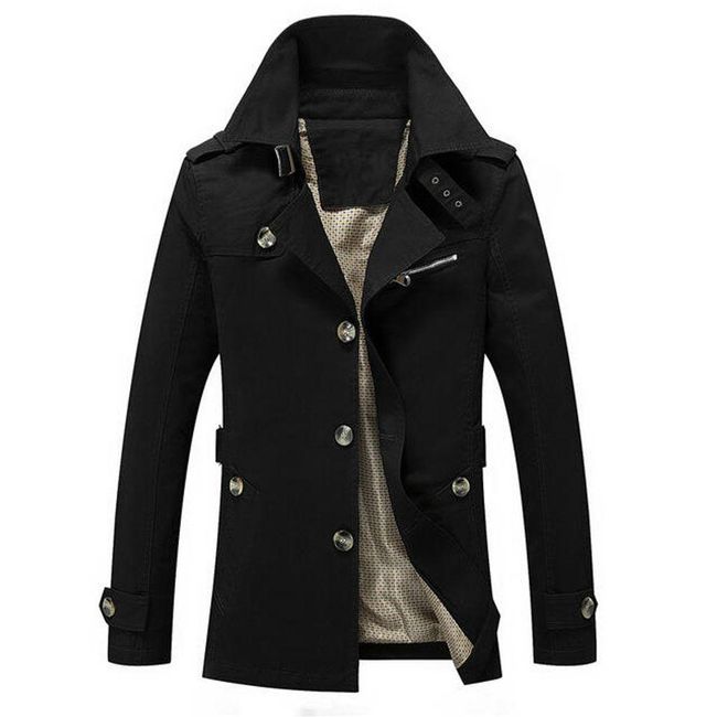 Мъжко палто Ryder Black - размер 3, Размери XS - XXL: ZO_233403-M 1