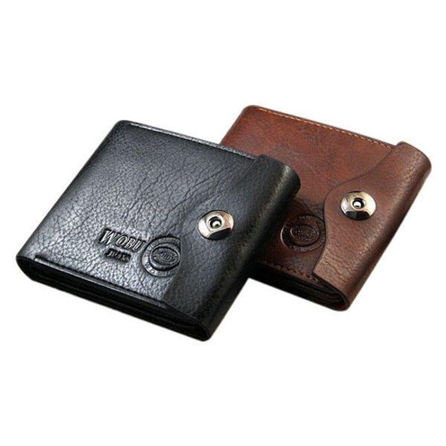 Pánská kožená peněženka - hnědá nebo černá barva 1