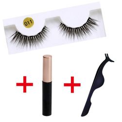 Magnetic eyelashes and a pair of tweezers FS8