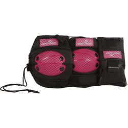 Street Runner Pink skate protector set - veľkosť - 6 kusov, veľkosti XS - XXL: ZO_170406-M