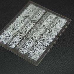 Stickere 3D pentru unghii - model dantela